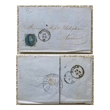 1861 20c imperf d'occasion  Expédié en Belgium