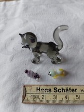 Mini glaskatzen glasfiguren gebraucht kaufen  Hofgeismar