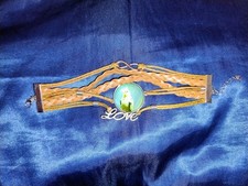 Leather silver love for sale  LANCING