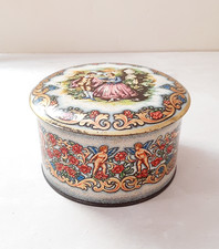 3 tin containers round for sale  Greensboro