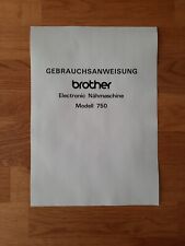 Gebrauchsanweisung brother sup gebraucht kaufen  Berlin