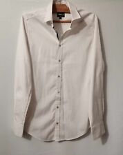 Chemise blanche slim d'occasion  Bourg-de-Thizy