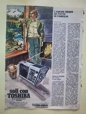 Toshiba radio ritaglio usato  Codigoro