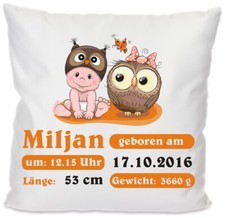 Kissen 40x40 personalisiert gebraucht kaufen  Großhartau