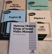 ABeka Academy Video Program Manuals Grade 9 Geography Science English Math Bible comprar usado  Enviando para Brazil