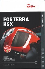 Farm Tractor Brochure - Zetor - Forterra HSX - c2013 - GERMAN Prospekt (F5872), używany na sprzedaż  Wysyłka do Poland