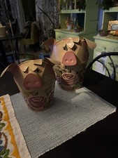 Metal pink pig for sale  Titusville