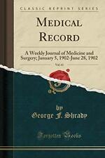 Medical record vol. for sale  UK