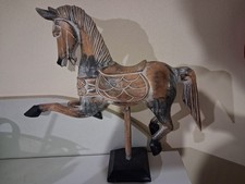 Scultura cavallino legno usato  Borgo San Giacomo