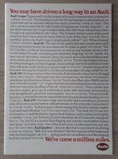 Audi range brochure for sale Audi range brochure for sale  BOURNE