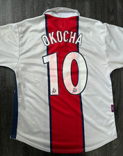 Usado, Camisa masculina original autêntica Nike Paris Saint-Germain 1998/1999 Away Okocha 10 M comprar usado  Enviando para Brazil