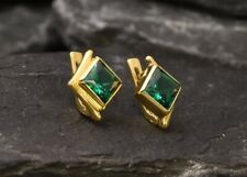 Gold emerald earrings for sale  BRISTOL