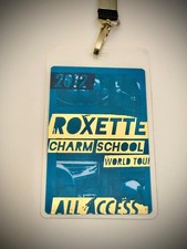 Roxette AAA Laminate Access All Areas Backstage Pass Ultra Rare Charm School comprar usado  Enviando para Brazil