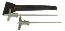 2x suwmiarka głębokościowa HOLEX 200 mm + mostek 300 mm 100 mm H59356 na sprzedaż  Wysyłka do Poland