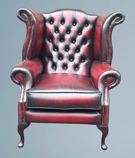 Vintage oxblood leather for sale  CONSETT