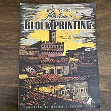 Vintage linoleum block for sale  Malvern