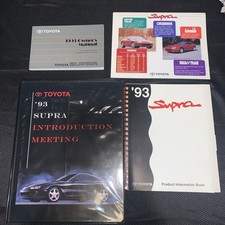 1993 Toyota Supra Manual do Proprietário e Informações sobre Produtos + Livros de Introdução Uau comprar usado  Enviando para Brazil