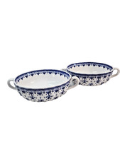 Raro! Duas tigelas de sopa vintage Fleur de lis com duas alças comprar usado  Enviando para Brazil