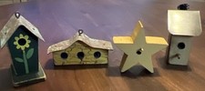 Lote de casas de pássaros vintage em miniatura de arte popular para casa de bonecas comprar usado  Enviando para Brazil