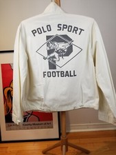JAQUETA POLO ESPORTE ALGODÃO VINTAGE 90' RALPH LAUREN TAMANHO GRANDE comprar usado  Enviando para Brazil