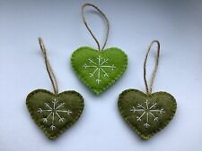 Three handmade felt for sale  ALFRETON