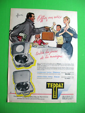 Publicite presse teppaz d'occasion  Mazamet