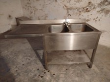 Edelstahl doppelspüle gastron gebraucht kaufen  Hof