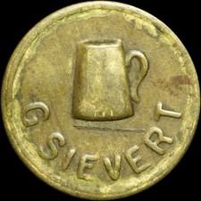 Biermarke messing marke gebraucht kaufen Biermarke messing marke gebraucht kaufen  Großröhrsdorf