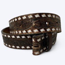 Tooled brown leather for sale  Cosby