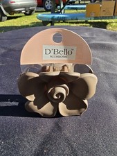 Usado, Grampo de cabelo flor marrom D'Bello comprar usado  Enviando para Brazil