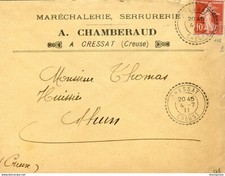 Lettre marechalerie serrurerie d'occasion  Delle