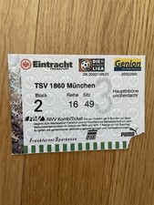 Ticket eintrittskarte eintrach gebraucht kaufen  Mainz
