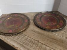 Peacock plates brass for sale  Fort Worth