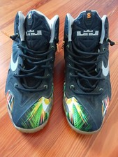 Usado, Tênis de basquete Nike LeBron James XI 11 Everglades 2014 tamanho 10 Flywire comprar usado  Enviando para Brazil