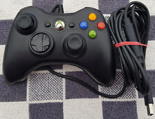 Kontroler Xbox 360 czarny (oryginalny Microsoft) z kablem – używany OK na sprzedaż  Wysyłka do Poland