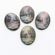 Broche nacre art d'occasion  Moissac