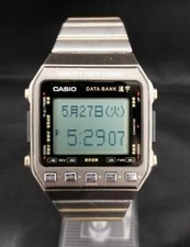 Casio DKW-100 relógio digital vintage quartzo aço inoxidável raro usado Japão comprar usado  Enviando para Brazil