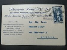 Cartolina torino ramella usato  Italia