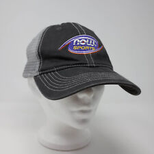 Gorra de béisbol ajustable Now Sports Nutrition Supplements gris malla trasera segunda mano  Embacar hacia Mexico