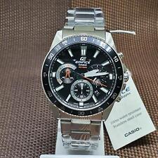 Relógio masculino Casio Edifice EFV-570D-1A cronógrafo preto analógico aço inoxidável, usado comprar usado  Enviando para Brazil
