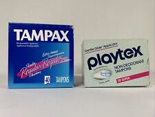 Vintage 1980s tampax d'occasion  Expédié en Belgium