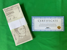 Venezuela 200 Mil Bolívar Soberano 2020 UNC X 100 PCS Pacote Certificado de autenticidade NOVO VENDEDOR EUA comprar usado  Enviando para Brazil