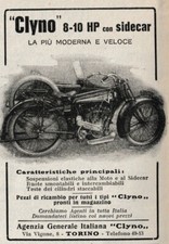 Pubblicita 1923 clyno usato  Biella