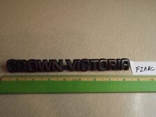 Emblem crown victoria for sale  Independence