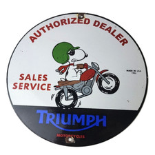 Vintage triumph sign for sale  Houston