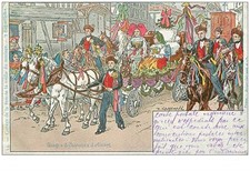 ILLUSTRATEUR.n°17081.KAUFFMANN.USAGES ET COSTUMES D'ALSACE.CORTEGE DE LA FIAN comprar usado  Enviando para Brazil