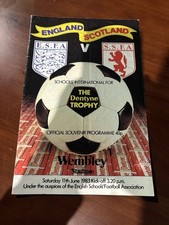 England scotland schoolboys for sale  LIVERPOOL