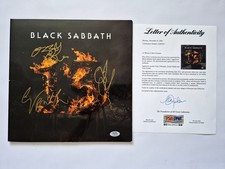 Używany, PSA/DNA BLACK SABBATH 13 LP w pełni podpisany przez 3 Ozzy Osbourne Tony Iommi AUTOGRAF na sprzedaż  PL
