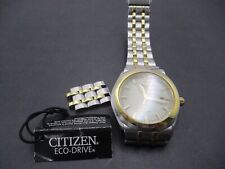 Relógio Citizen Eco-Drive masculino energia solar prata-ouro calendário CORSO SST-WR-100M comprar usado  Enviando para Brazil