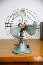 Usado, Antigo General Electric GE Vortalex Ventilador Industrial 10" lâminas art déco oscilantes comprar usado  Enviando para Brazil